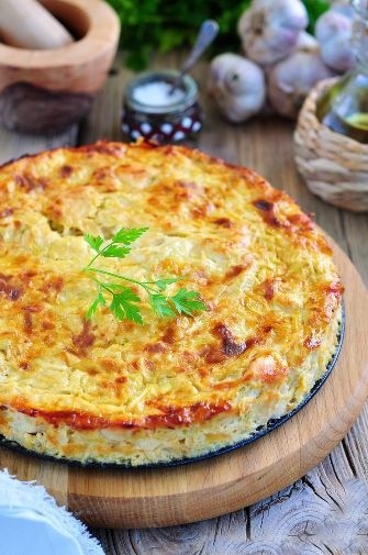 ​Овощная запеканка с курицей