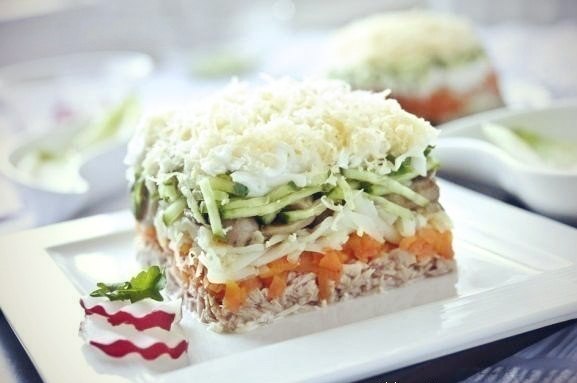 Салат «Лисья шуба»