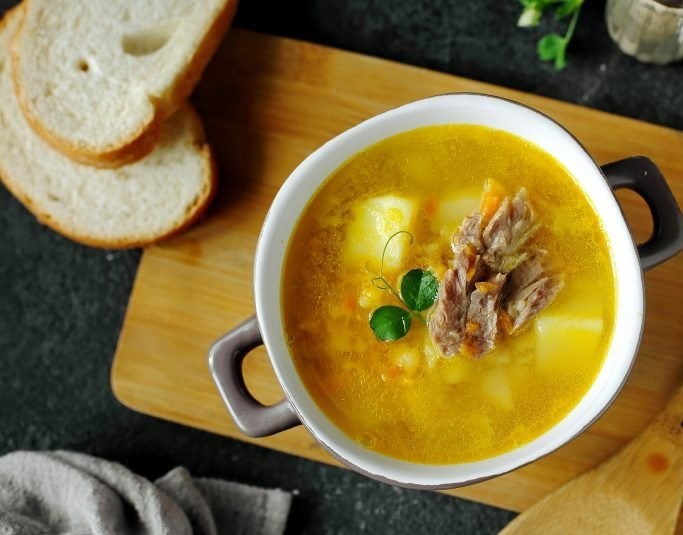 ​Гороховый суп с карри