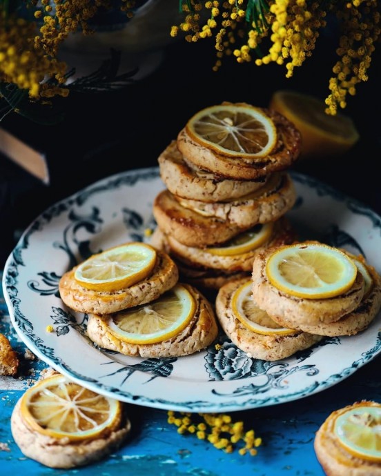 ​Миндальное печенье с лимоном