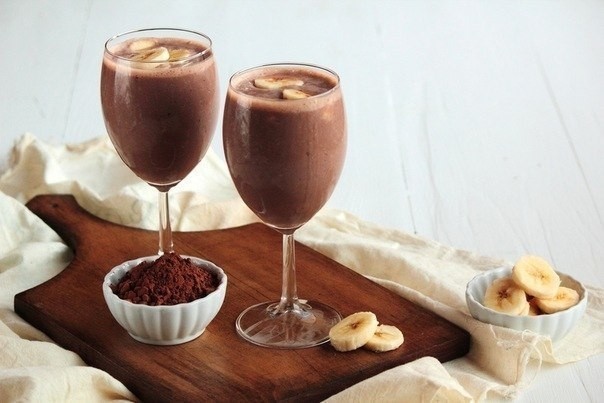 ​Бананово-шоколадный коктейль