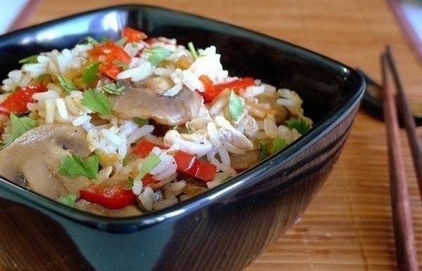 ​Рис жасмин с овощами и курицей