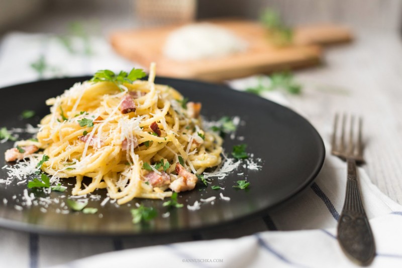 Паста карбонара «Pasta alla carbonara»