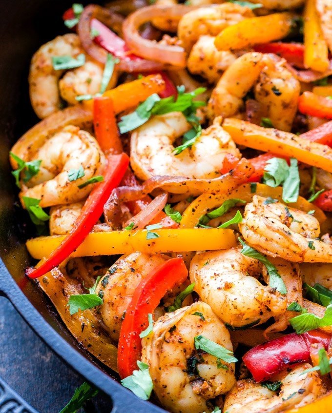 Фахитас с креветками