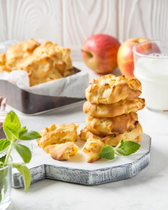 Мягкое печенье с яблоками Мягкое печенье с яблоками