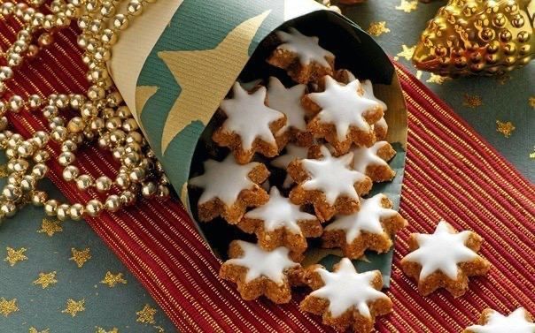 Хрустящее новогоднее печенье
