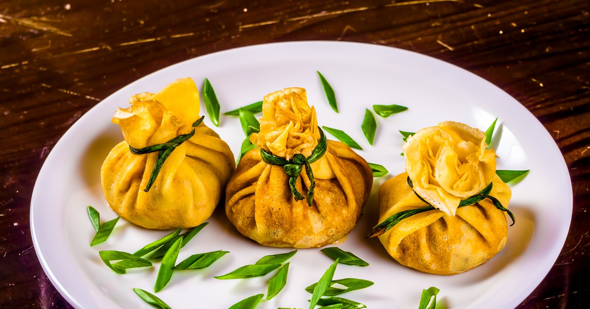 Закусочные блинные мешочки