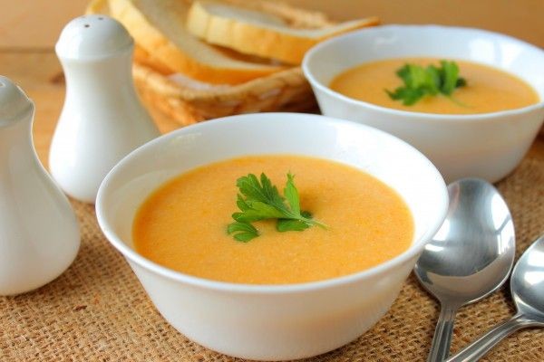 Картофельный суп-пюре с овсянкой