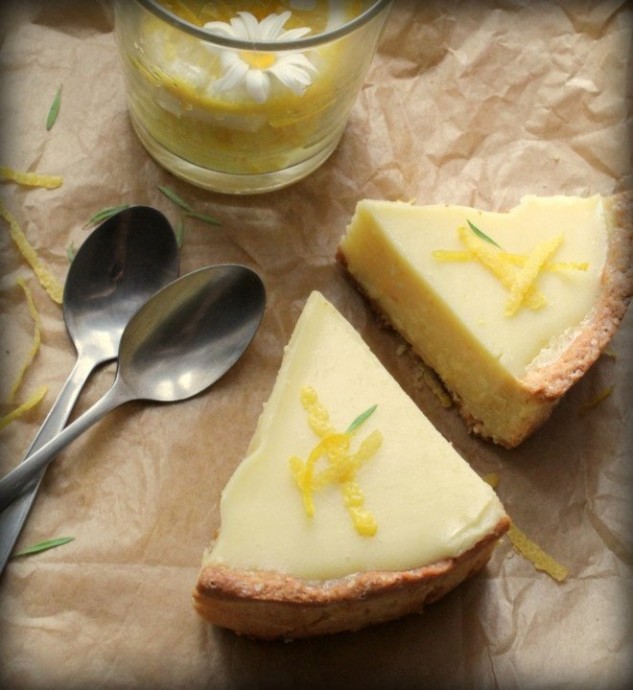 ​Лимонный тарт с миндалем