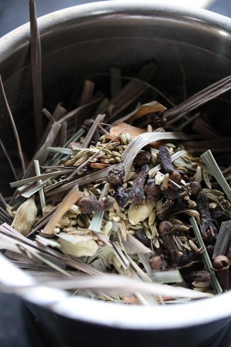 Смесь пряностей для масала чая с лимонной травой