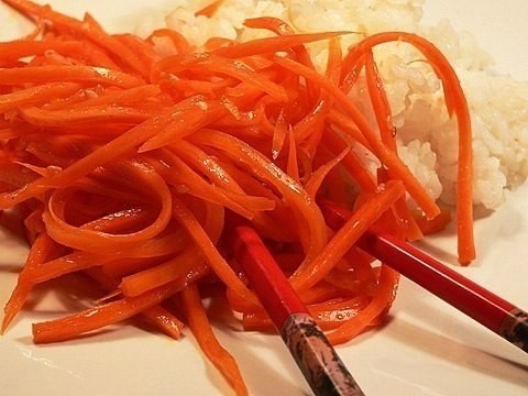 Морковь по-корейски Морковь по-корейски