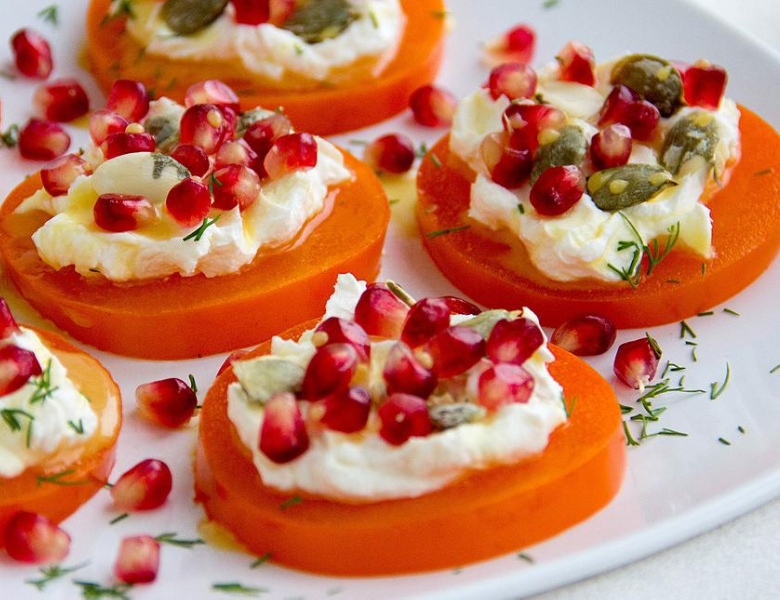 Закуска с хурмой Закуска с хурмой