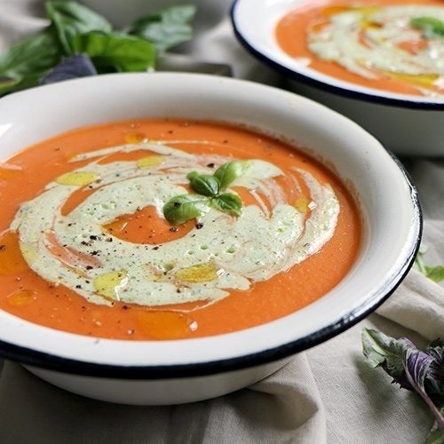​Суп из печеных томатов