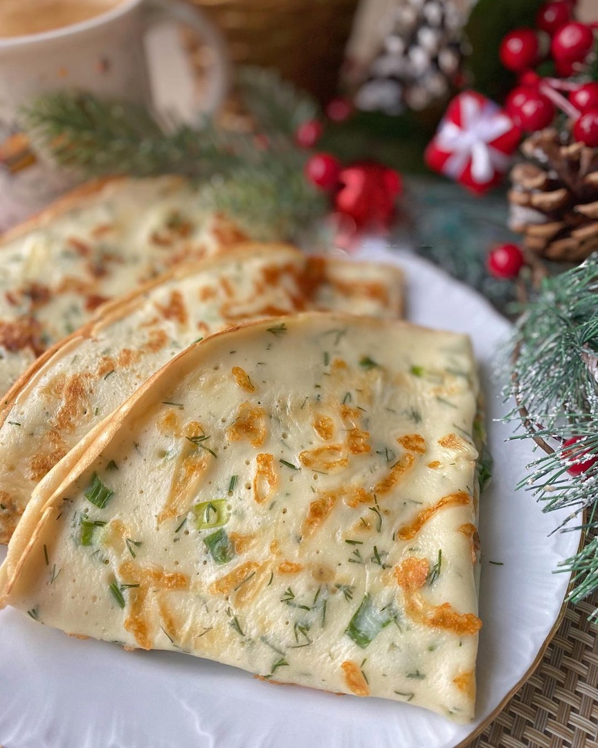 Блины С Сыром Фото