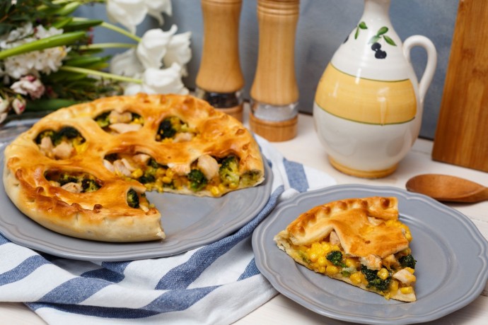 Пирог с курицей Пирог с курицей