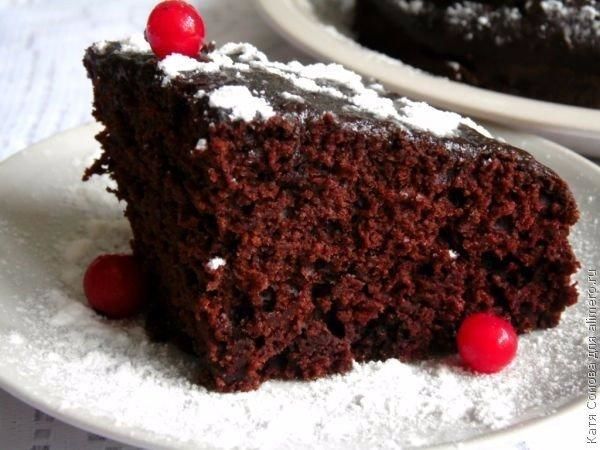 Шоколадный торт-пирожное