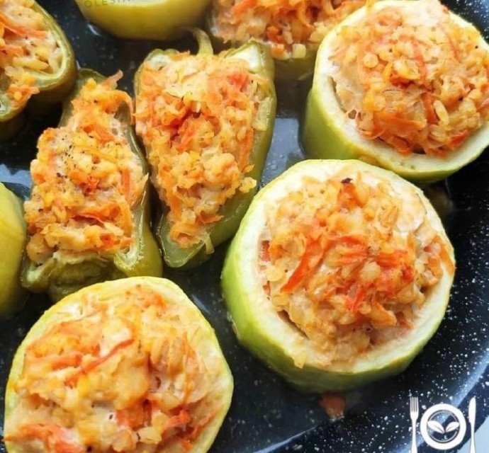 Фаршированные кабачки и перцы! Фаршированные кабачки и перцы!