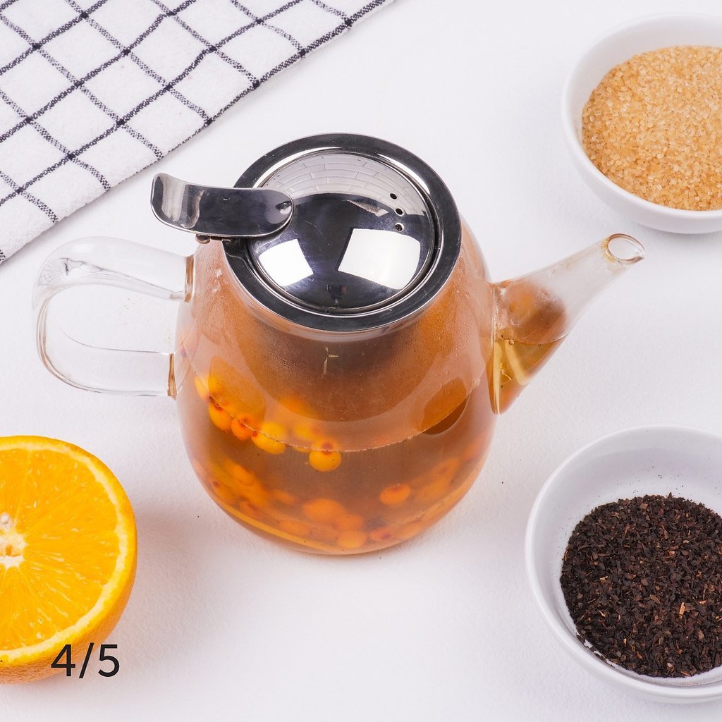 Облепиховый чай с апельсином
