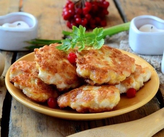 Нежные куриные шницели с сыром