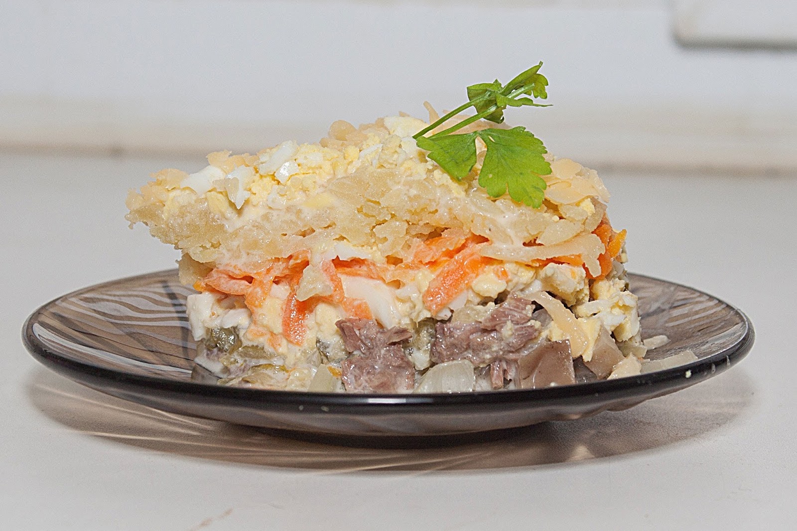 варит слоеные мясные салаты рецепты с фото способ
