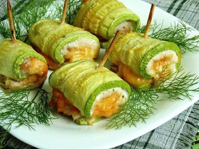 Кабачковые рулетики — полезная вкуснятина!