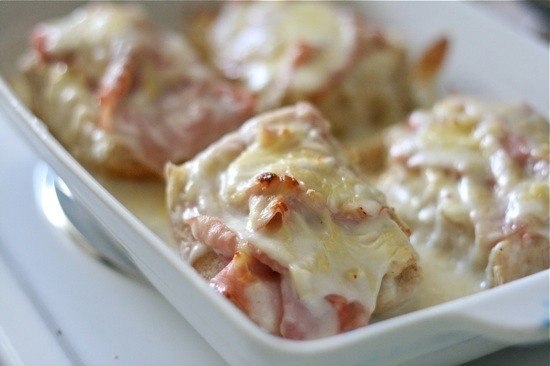 Фото к рецепту: Открытые крок-месье Фото к рецепту: Открытые крок-месье