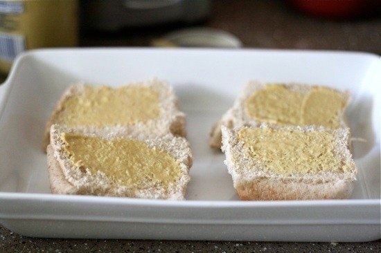 Фото к рецепту: Открытые крок-месье Фото к рецепту: Открытые крок-месье