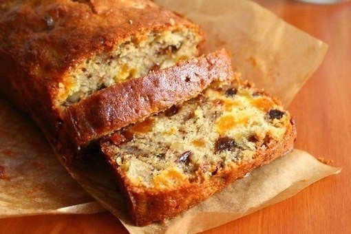 Фото к рецепту: Кекс с сухофруктами