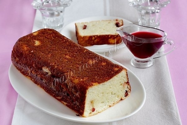 Фото к рецепту: Творожная запеканка диетическая